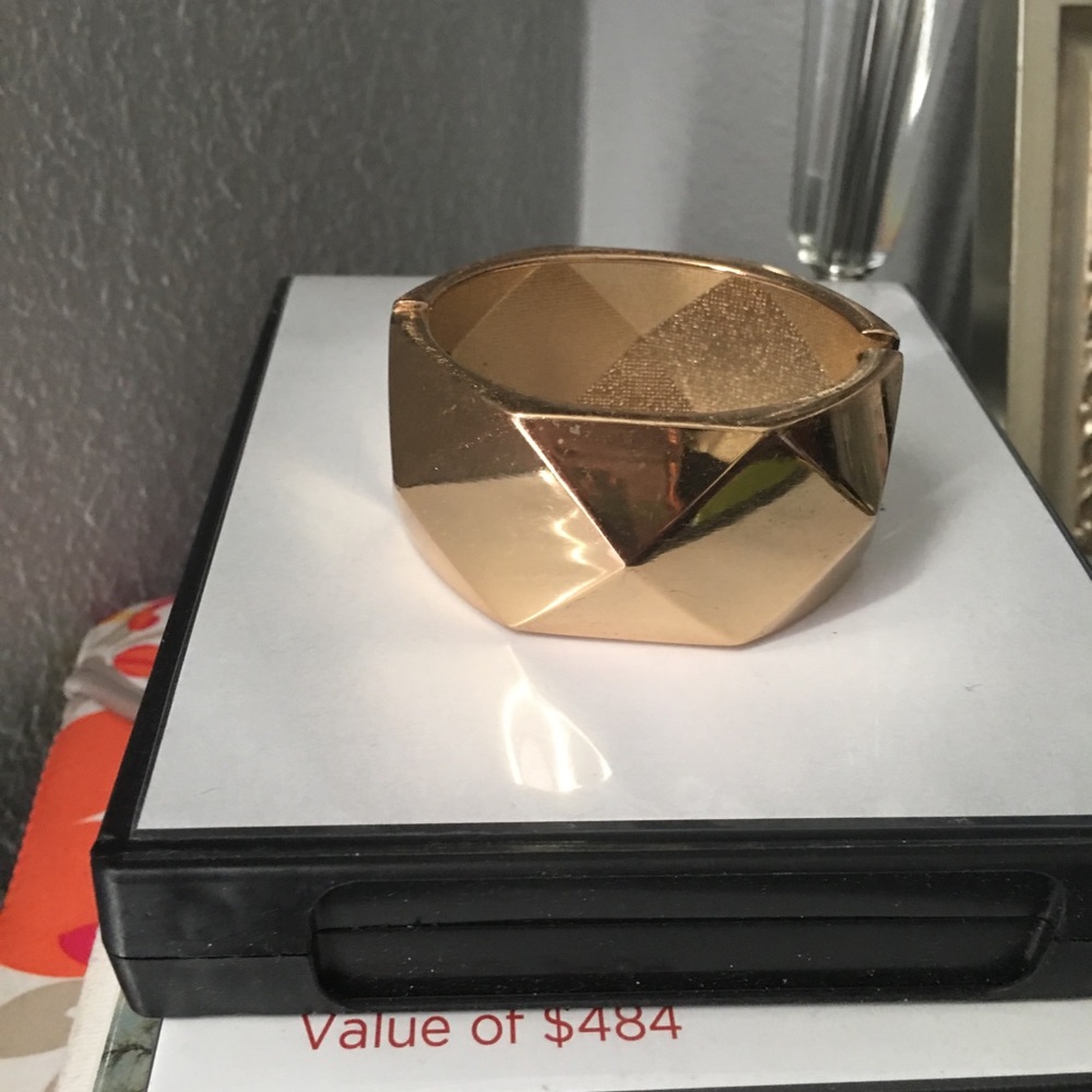 Gold Cuff Bracelet - Picture 7 of 7